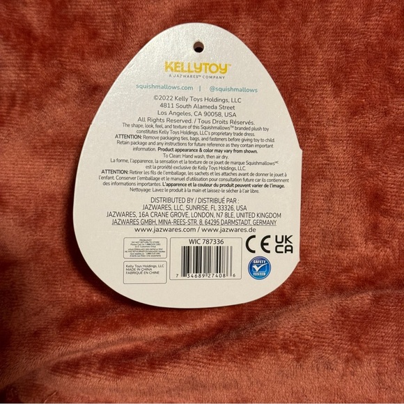 Squishmallows Staley the Pumpkin 3" Clip Stuffed Plush - Picture 4 of 4